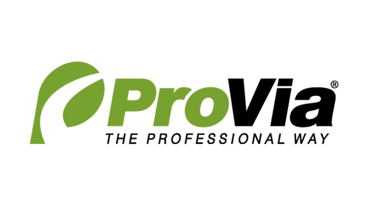 ProVia logo: green leaf graphic with