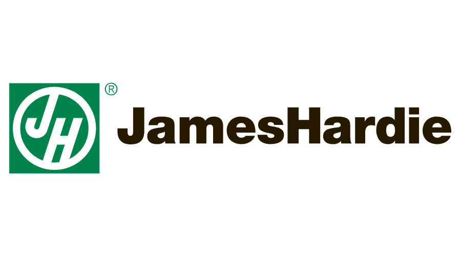 James Hardie logo: green circle with