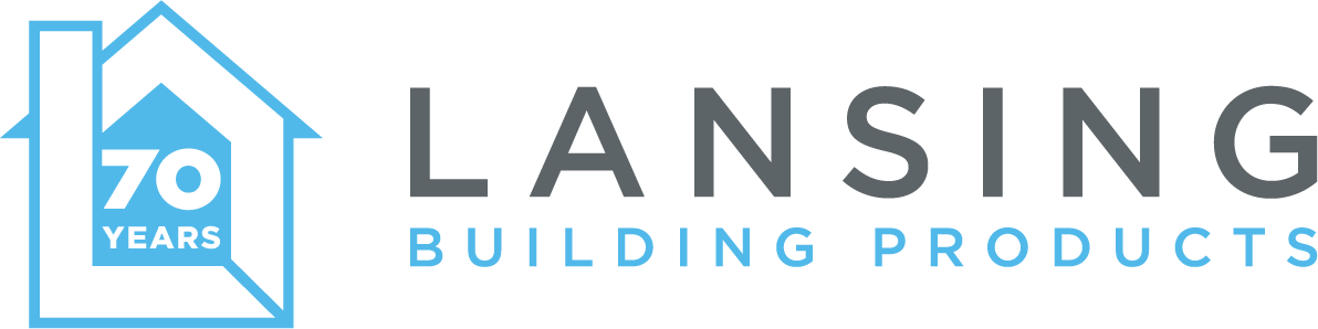 Logo for Lansing Building Products: house icon with