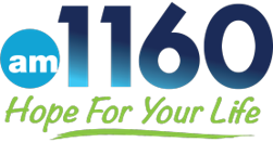 the logo for am 1160 hope for your life