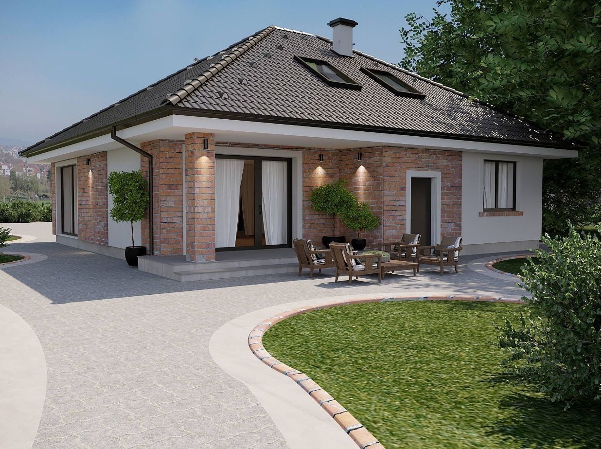 Avala Arhi, Projekat 2, Arhitektura kuće, Aranđelovac. Prikaz 2