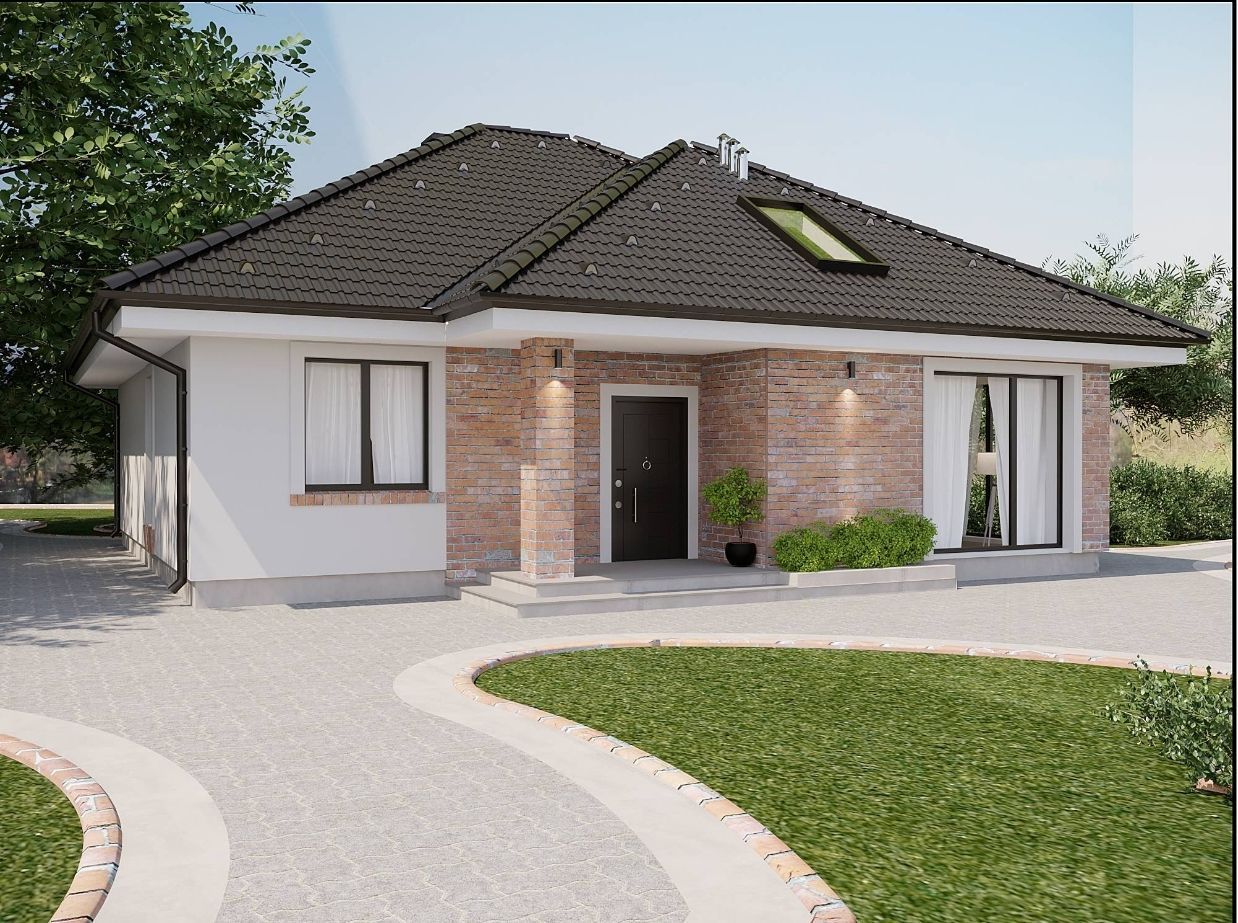 Avala Arhi, Projekat 2, Arhitektura kuće, Aranđelovac. Prikaz 1