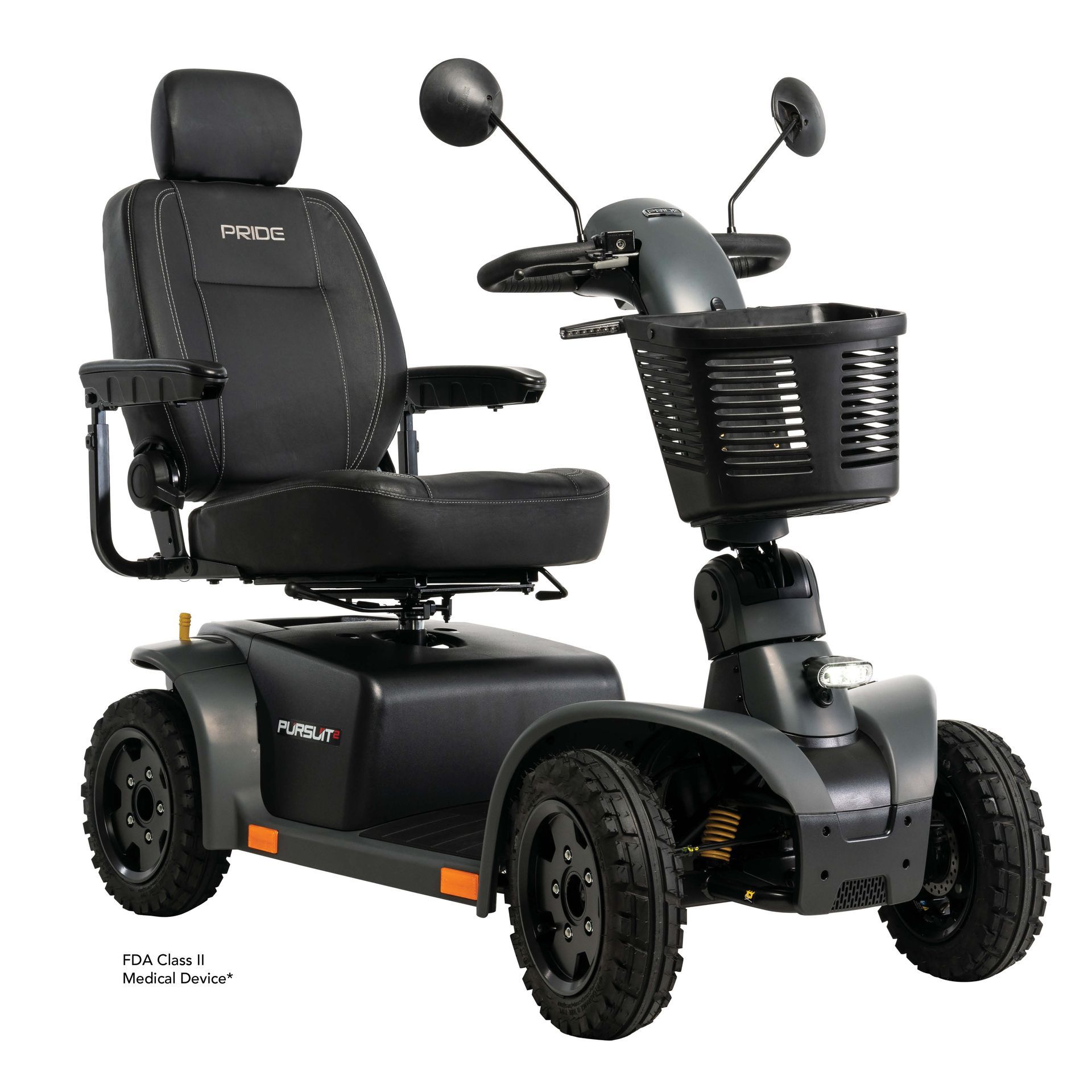 Person adjusting a wheelchair-mounted control panel outdoors on grass