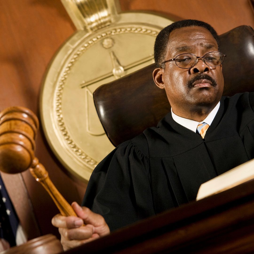 judge with gavel