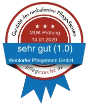 Qualitätssiegel - Wentorfer Pflegeteam