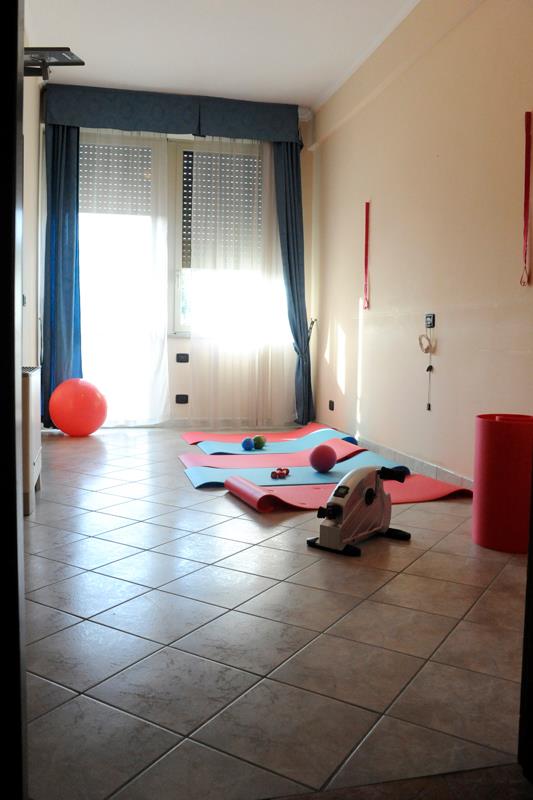 spazio esterno della casa di riposo