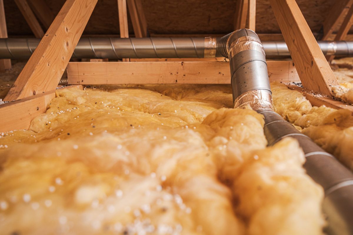 HVAC Duct Insulation Starts Breaking Down