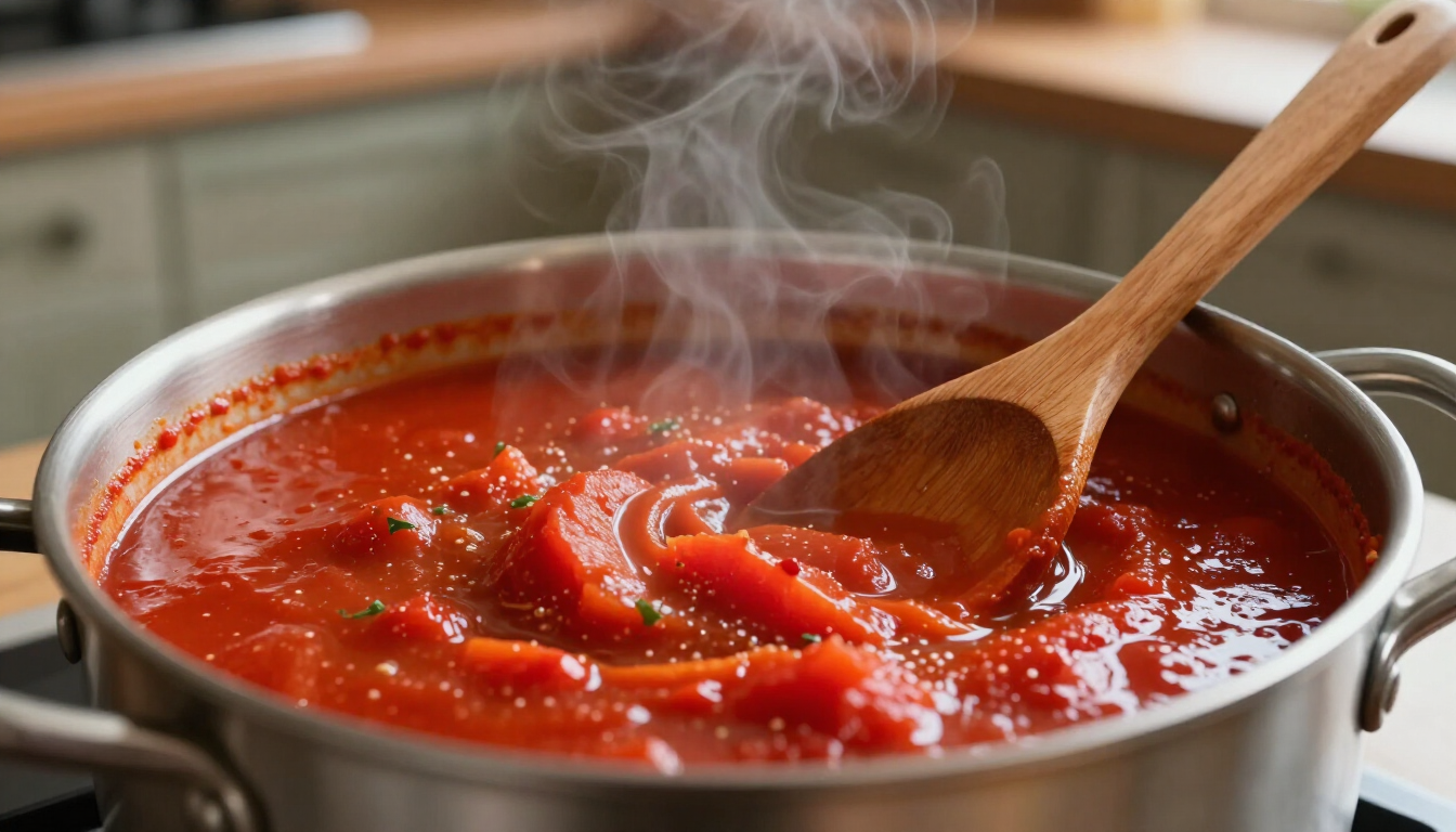 Saus in de pan