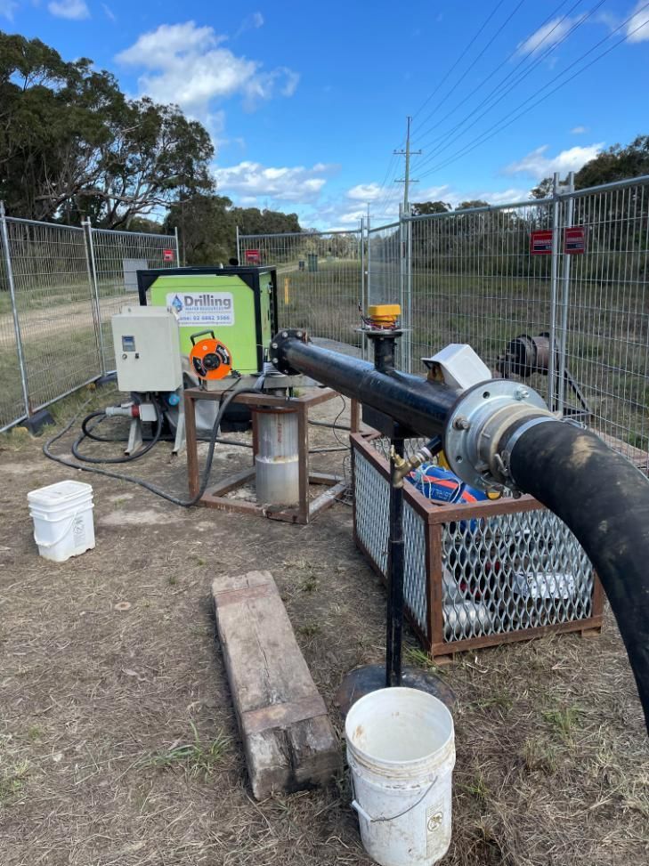 Storage Of Drilling Equipment Within Site Perimeter — Water Resources Drilling In Dubbo, NSW