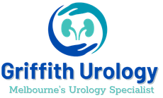 The logo for griffith urology melbourne 's urology specialist