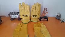 Guantes de carnaza