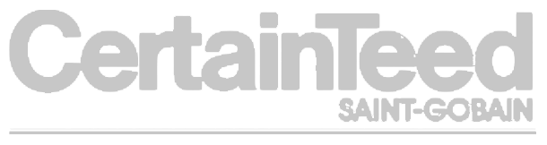 CertainTeed logo with Saint-Gobain text below it.