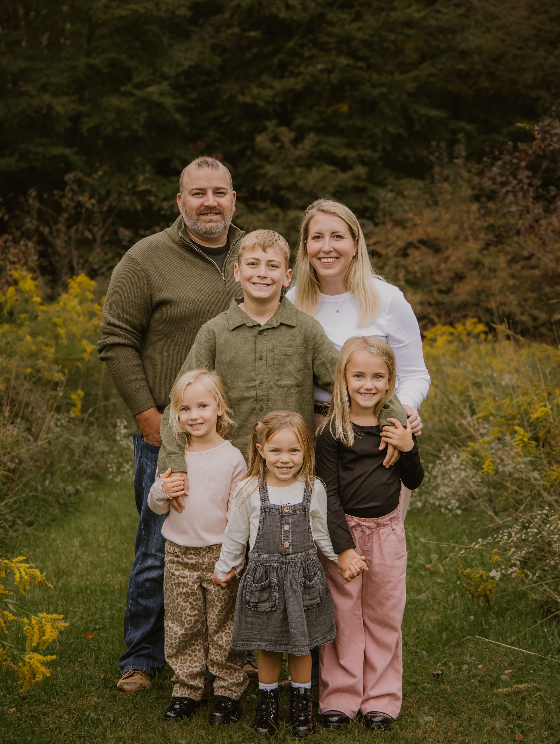 Family photo of the owners of Rose Hill Funeral & Cremation Care