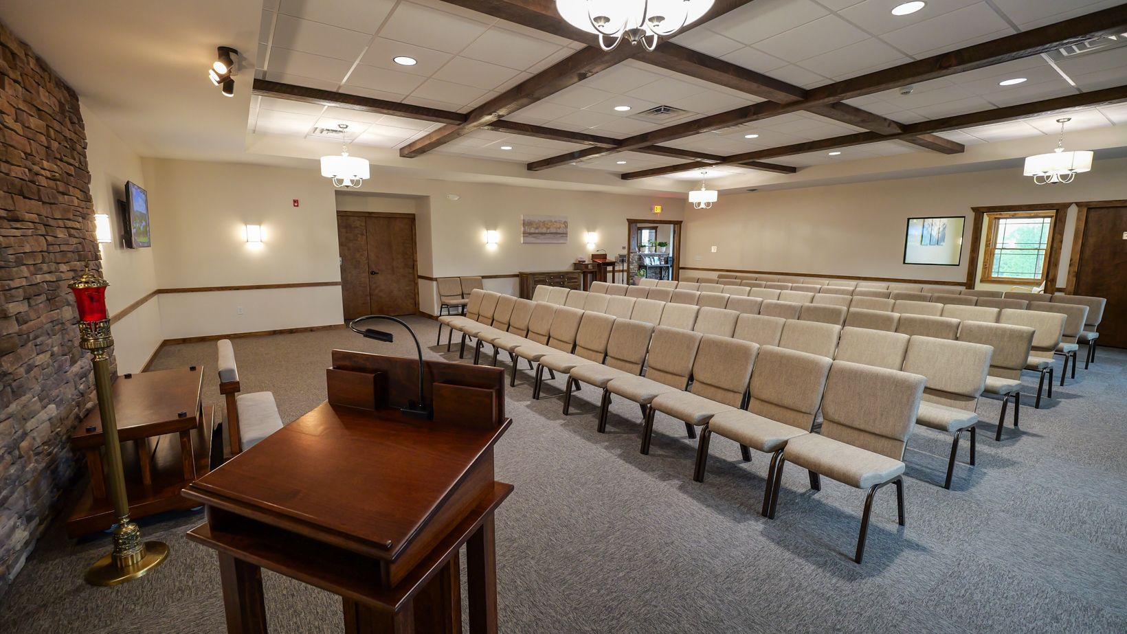 Interior photo of Rose Hille Funeral & Cremation Care