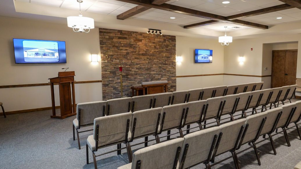 Interior photo of Rose Hille Funeral & Cremation Care