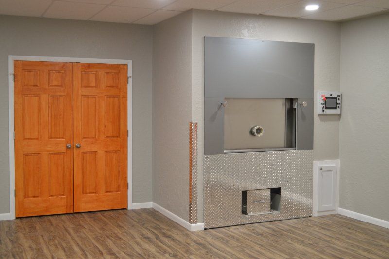 Interior photo of Anderson Crematory