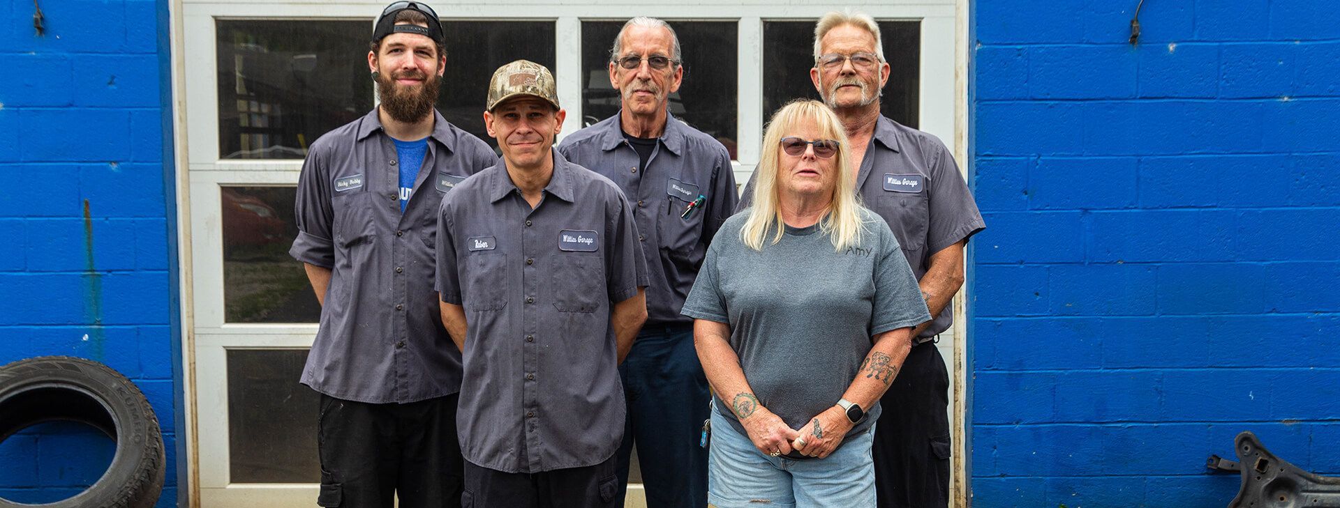 The Team of Willie's Garage