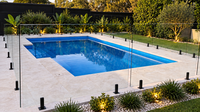 Clean Swimming Pool — Pool Installation in Macquarie Fields, NSW Clean Swimming Pool — Pool Installation in Macquarie Fields, NSW