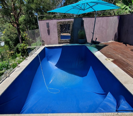 Railing and Pool Liners — Pool Installation in Macquarie Fields, NSW Railing and Pool Liners — Pool Installation in Macquarie Fields, NSW