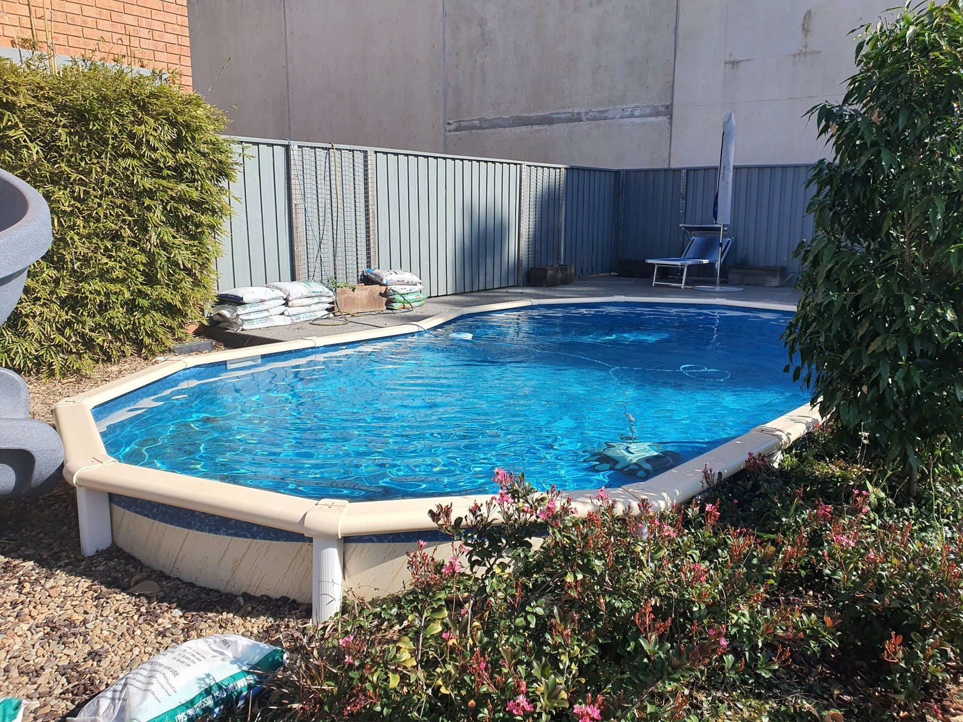 Above Ground Pool Installation — Pool Installation in Macquarie Fields, NSW Above Ground Pool Installation — Pool Installation in Macquarie Fields, NSW