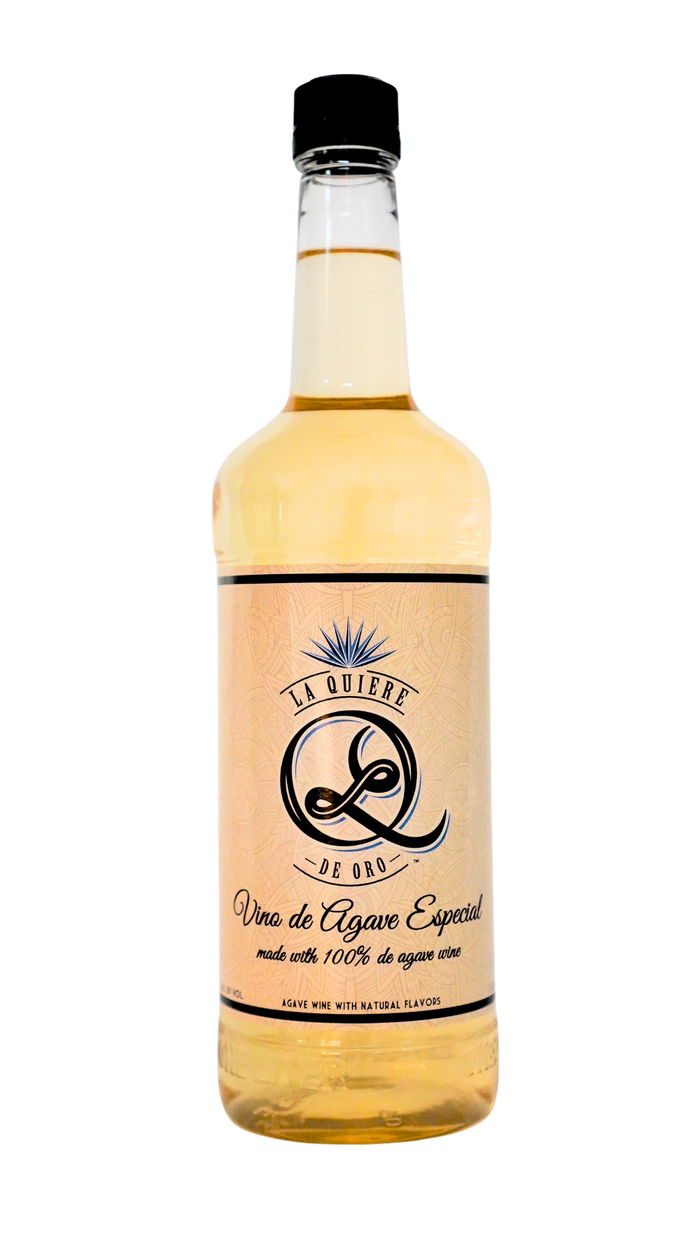 A bottle of tequila with a crown on the label on a white background.
