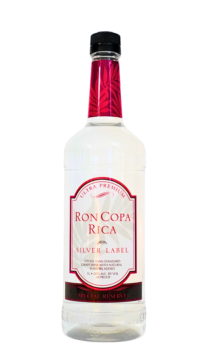 A bottle of vodka with a red cap on a white background.