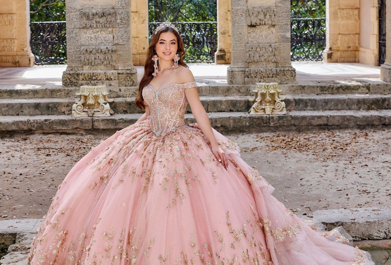 prom dresses by designers One-Shoulder-Sash Long Neon Designer Dress Hot Pink / 0 Ivory/Coral Colour:Peach The fabric in this Lace Insert Faux Wrap