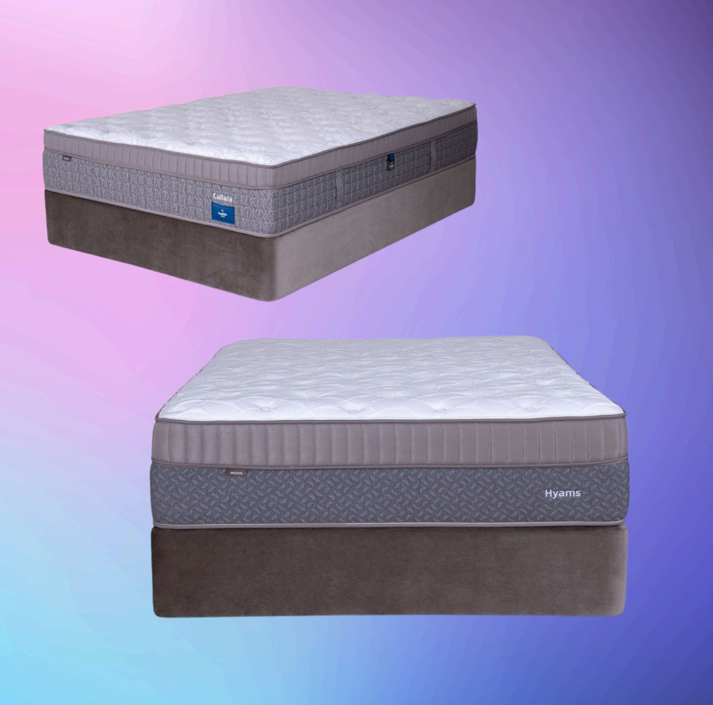 Bed With a White Quilted Mattress, Blue Pillows, and a Blue Decorative Sheet — Coastal Mattress' Direct in South Nowra, NSW