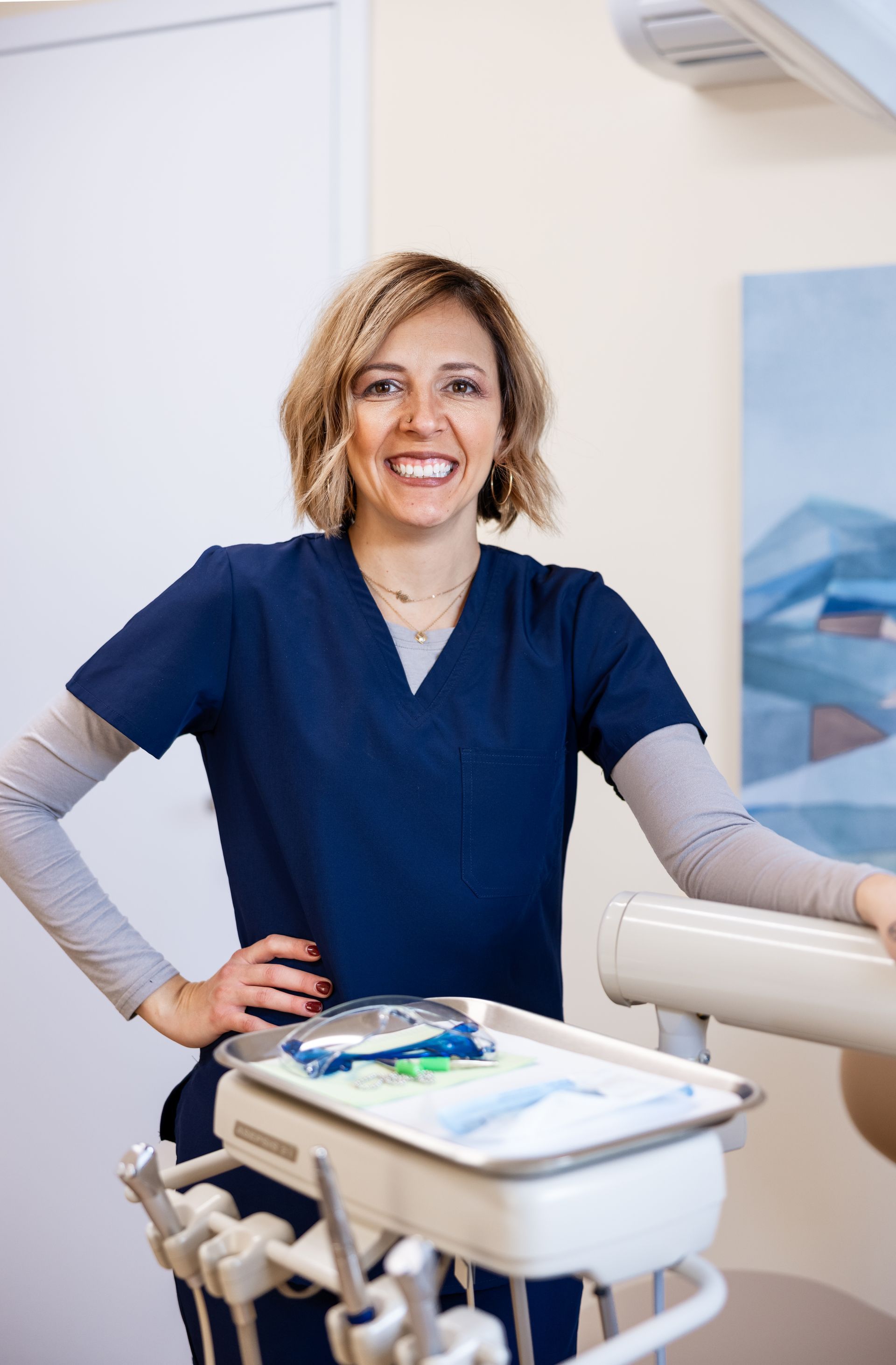 Get to know Stephanie in Coraopolis PA Stephanie Smiling | Best dental staff in Coraopolis PA | Smile makeovers and implants