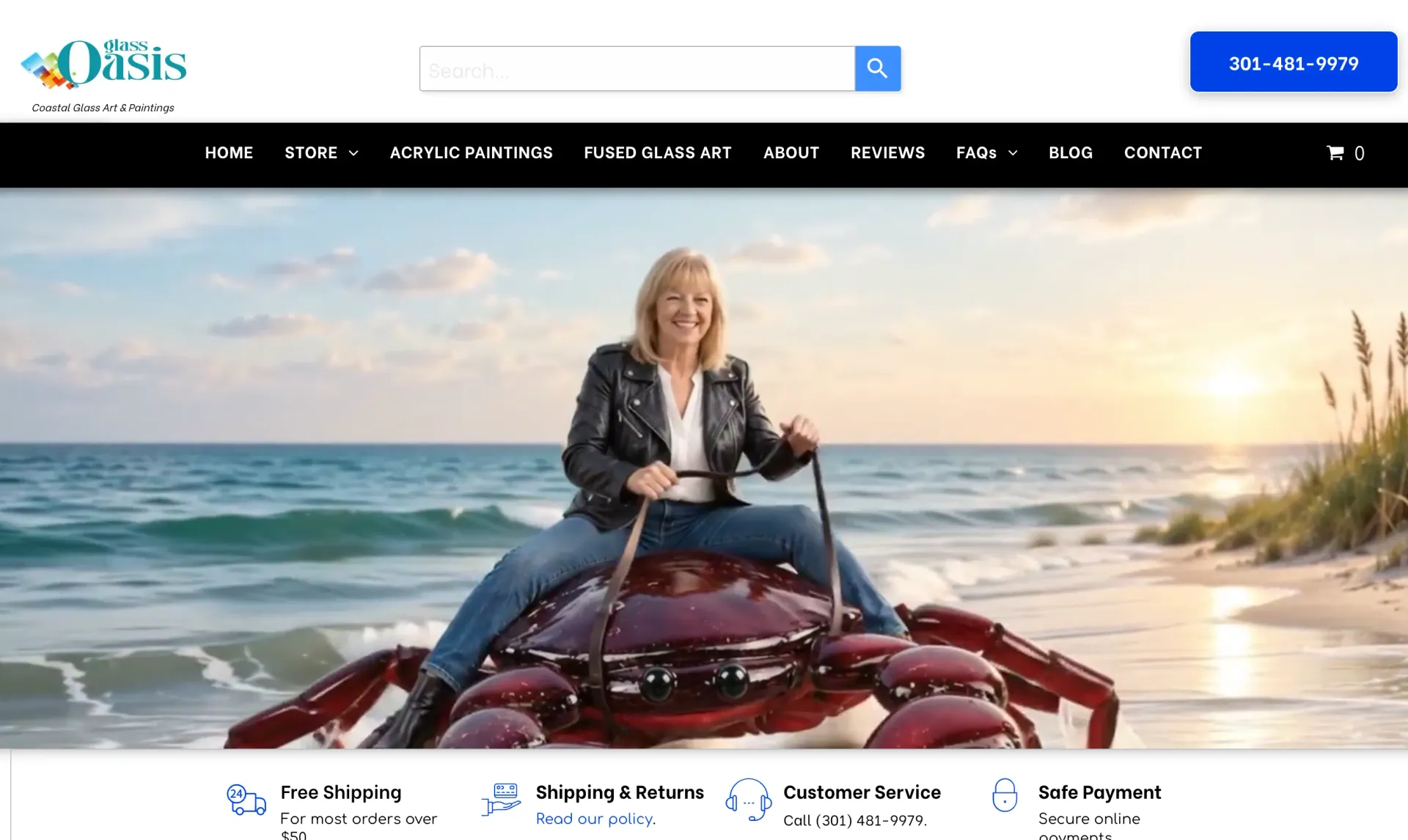 Woman sitting on a motorcycle at the beach at sunset, with ocean waves in the background