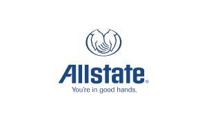 Allstate logo with blue hands icon and the tagline “You’re in good hands.”