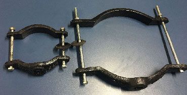 Colar de tomada de ferro fundido
