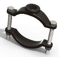 Colar de tomada para tubo de ferro fundido