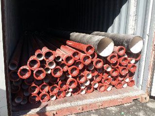 Tubo ferro fundido para água