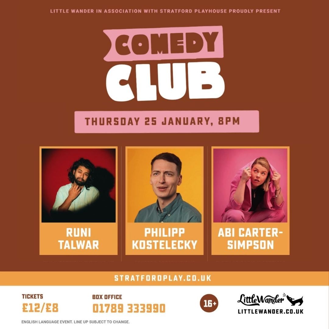 Laugh Out Loud at Stratford Playhouse Comedy Club Evenings!