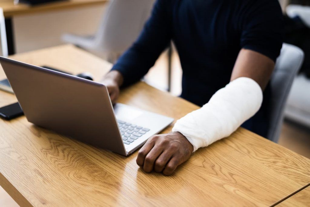 An injured worker