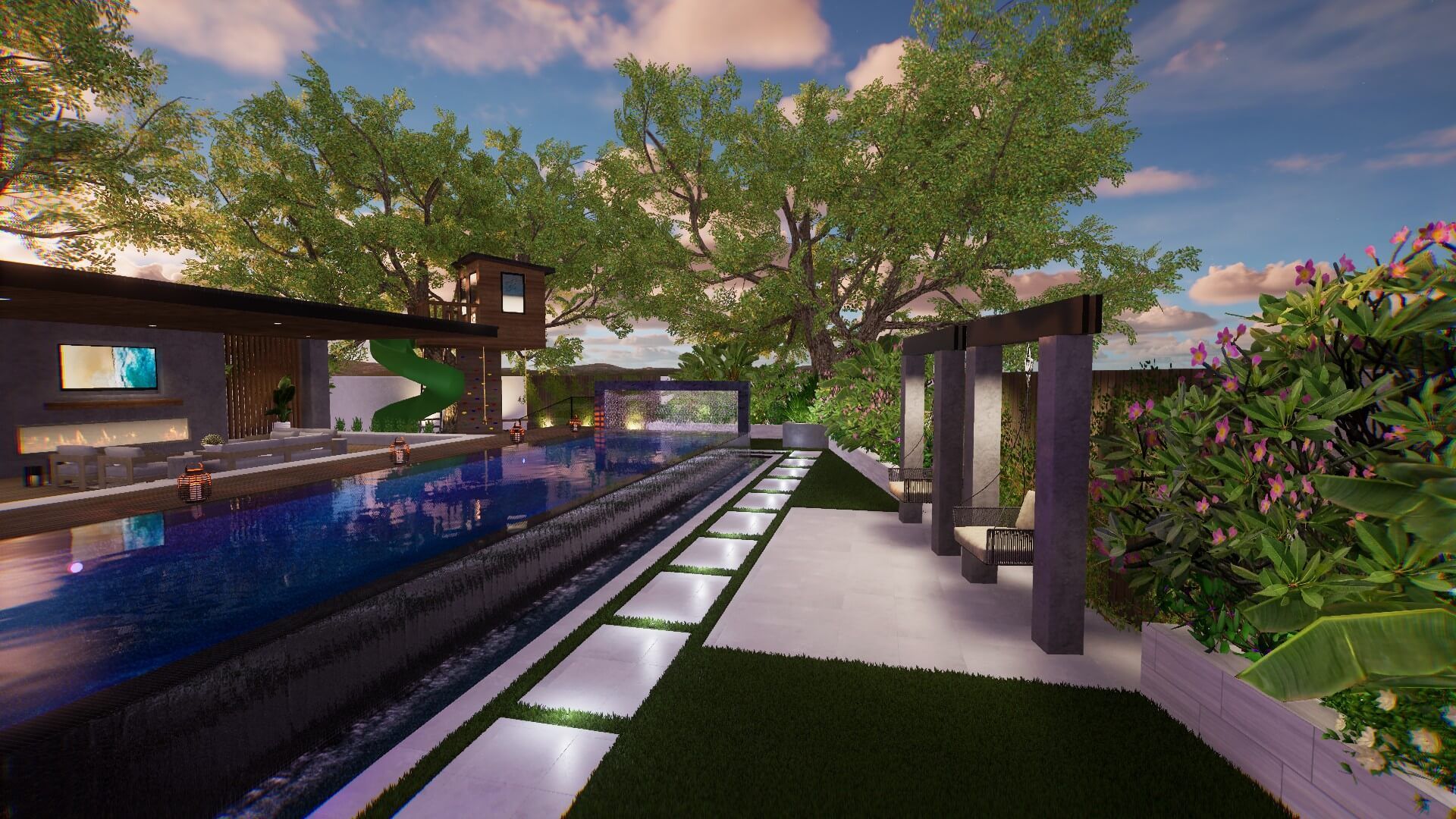 Free 3D Backyard Design Austin Texas