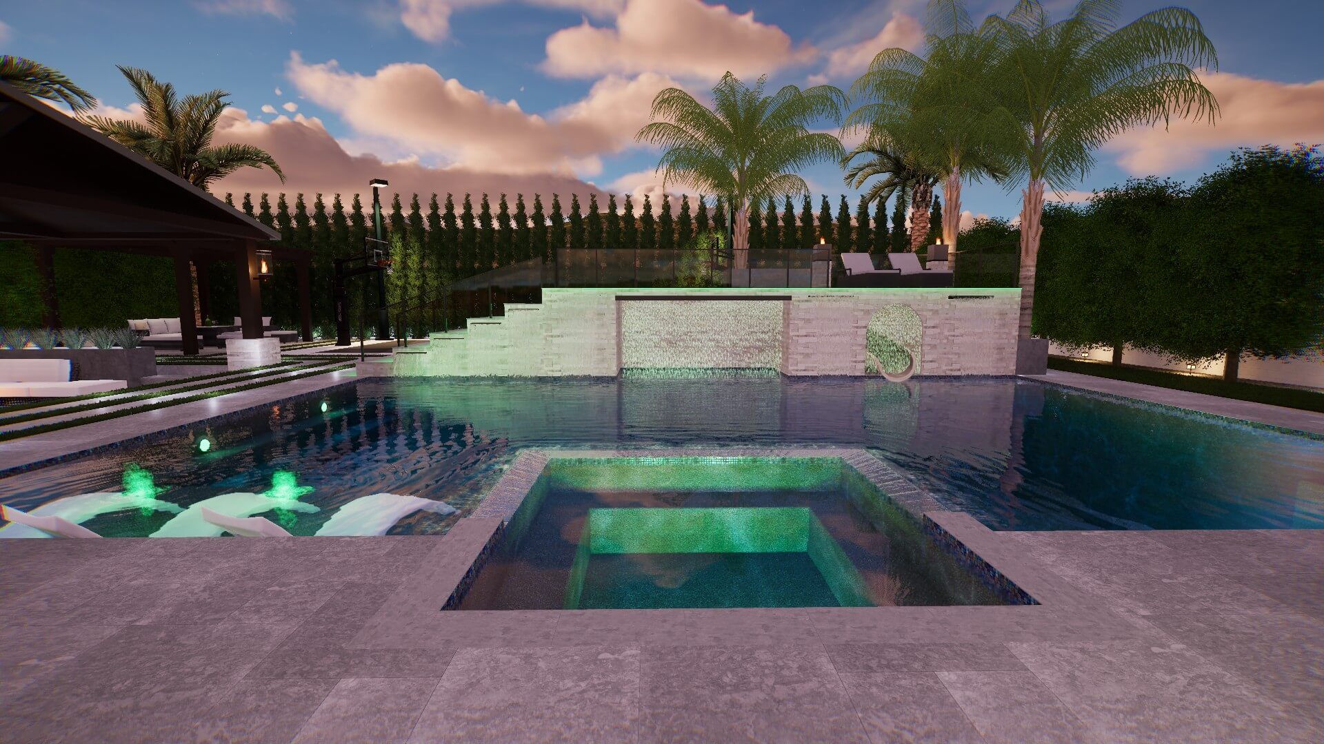 Free 3D Backyard Design Austin Texas