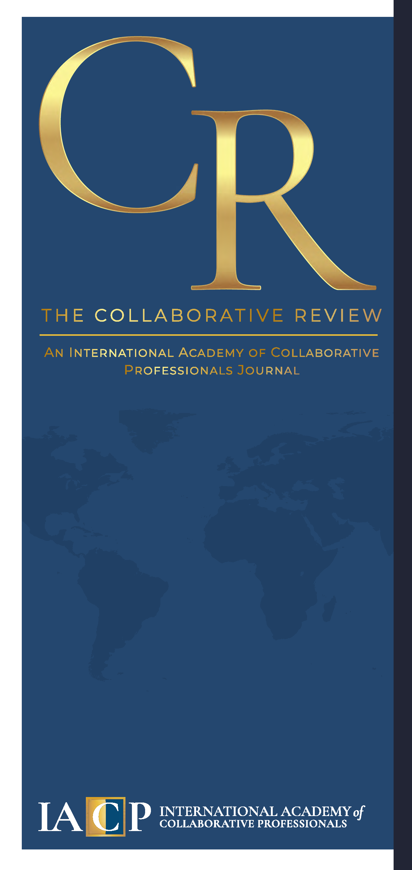 Three copies of the collaborative review are stacked on top of each other
