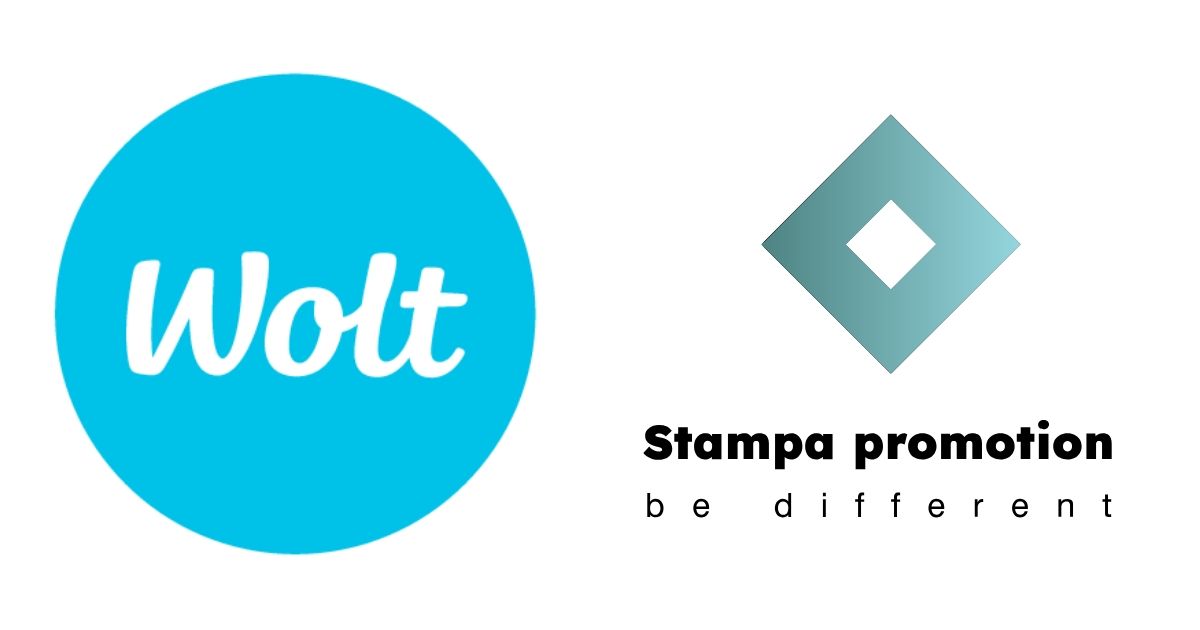 Case Study συνεργασίας Stampa Promotion και WOLT για custom καπέλα με εταιρικό branding και screen printing