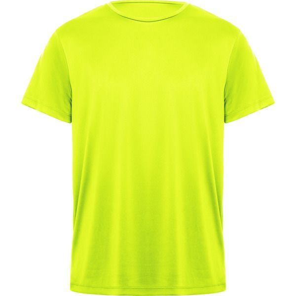 DAYTONA S0420P Αθλητικό Μπλουζάκι Ένα νέον κίτρινο μπλουζάκι με κοντά μανίκια 