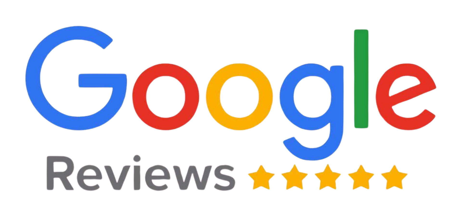 Το λογότυπο των κριτικών Google εμφανίζεται σε λευκό φόντο.