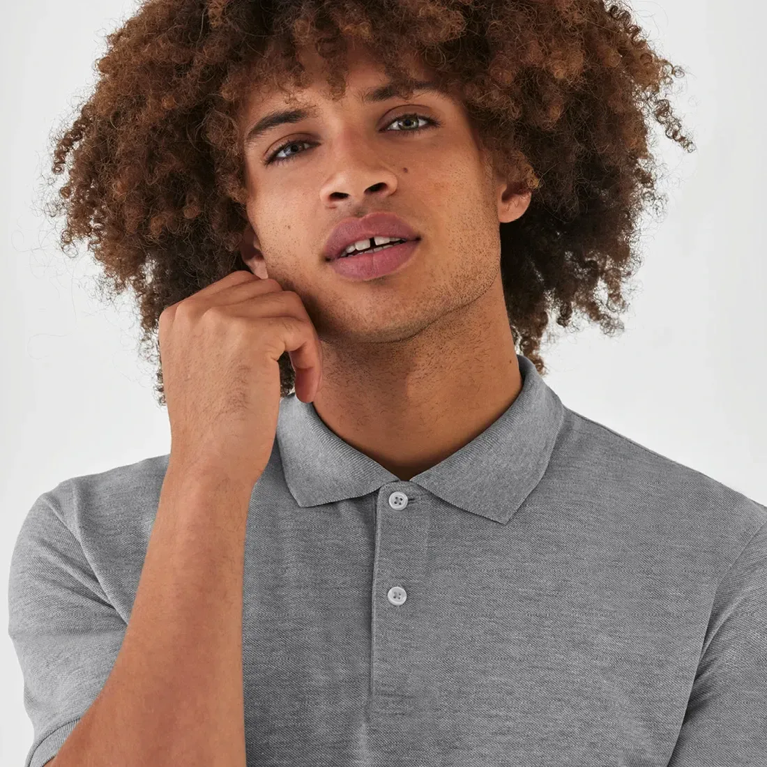 B&C Inspire ανδρικό organic polo από 100% πιστοποιημένο οργανικό βαμβάκι piqué
