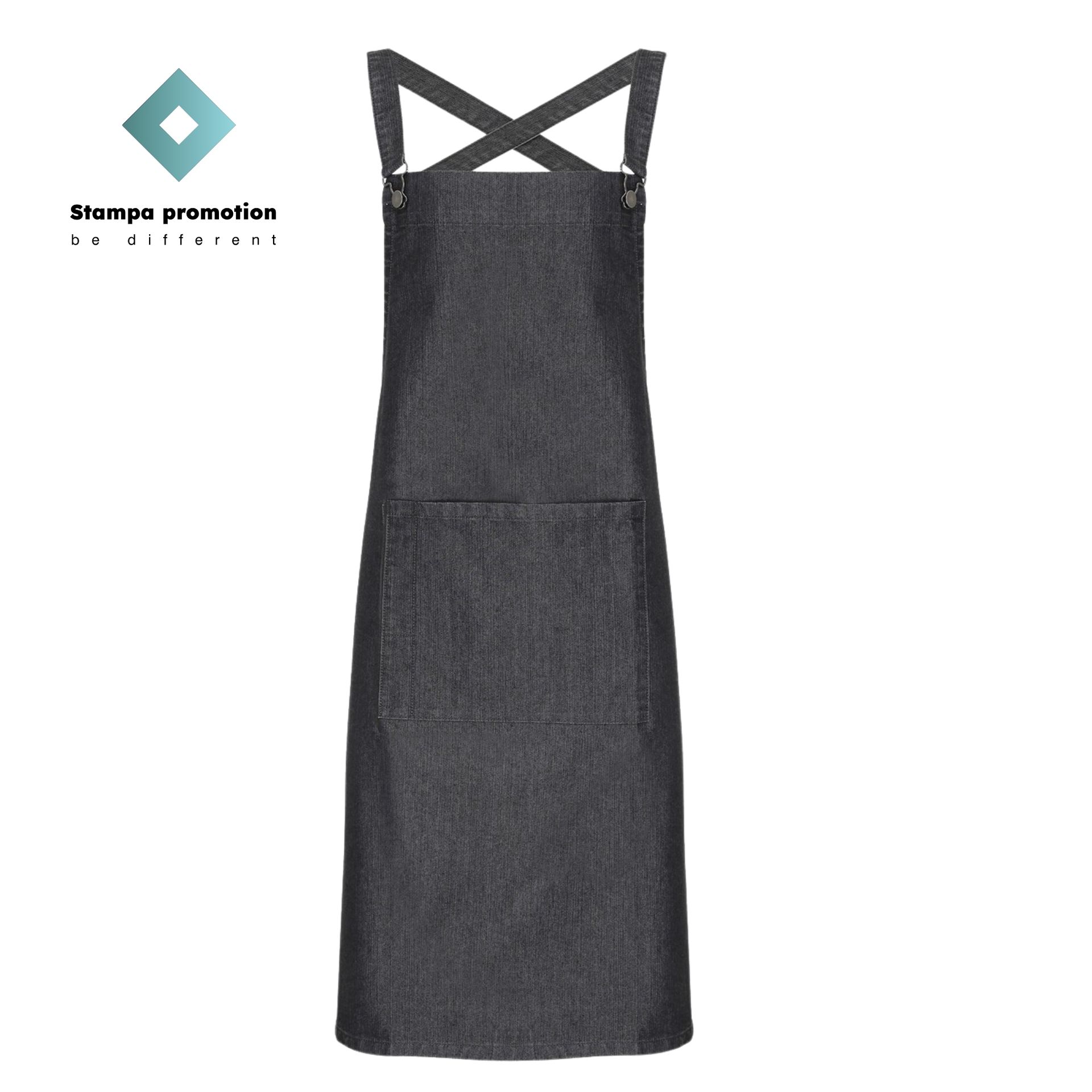 PR129 Barista επαγγελματική ποδιά για μπαρίστα και προσωπικό καφέ με εκτύπωση λογότυπου HORECA