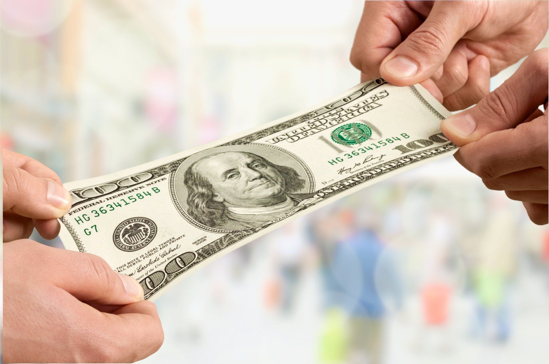 money being stretched for alimony