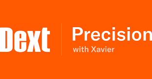 A logo for a company called dext precision with xavier