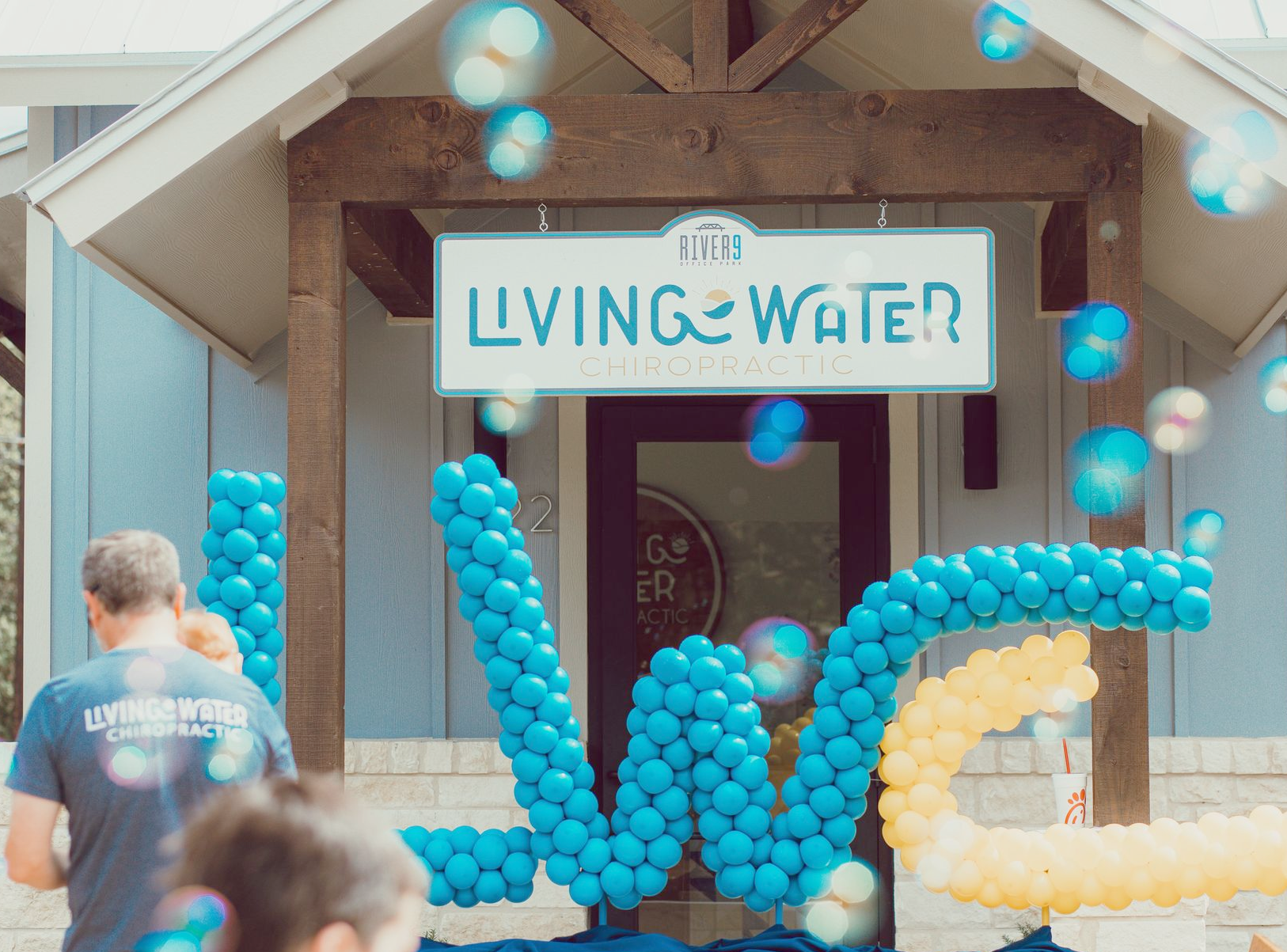 The front of the Living Water Chiropractic office building.