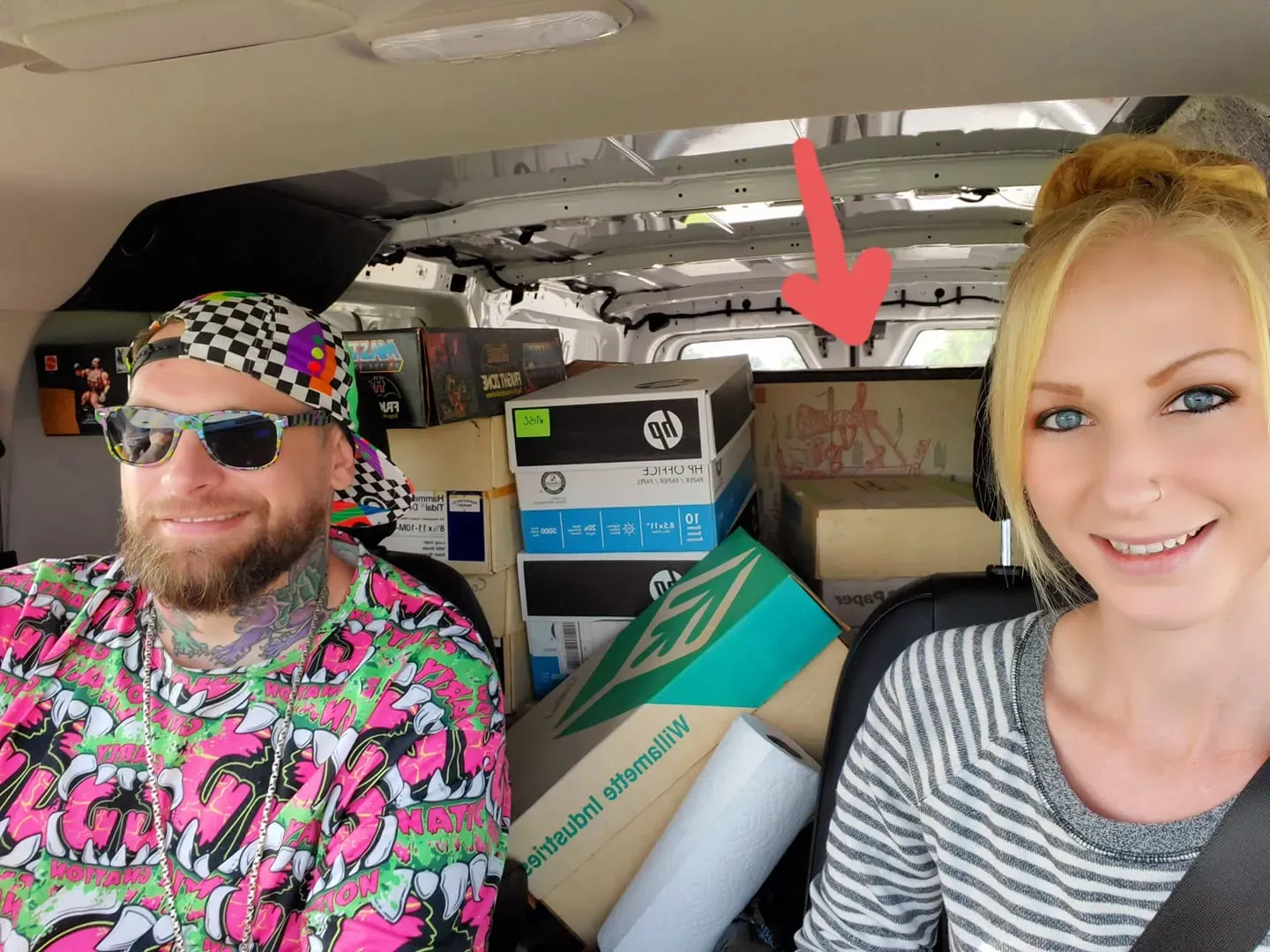 Brandon and Stacey on their way back from their Quest for Eternia