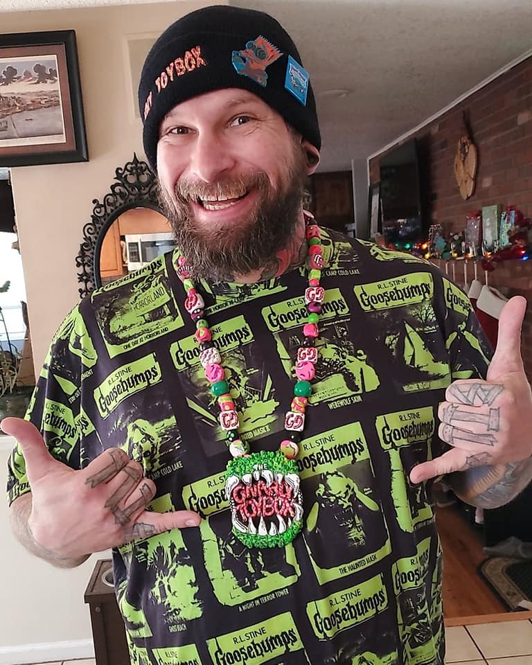 Brandon the founder wearing a