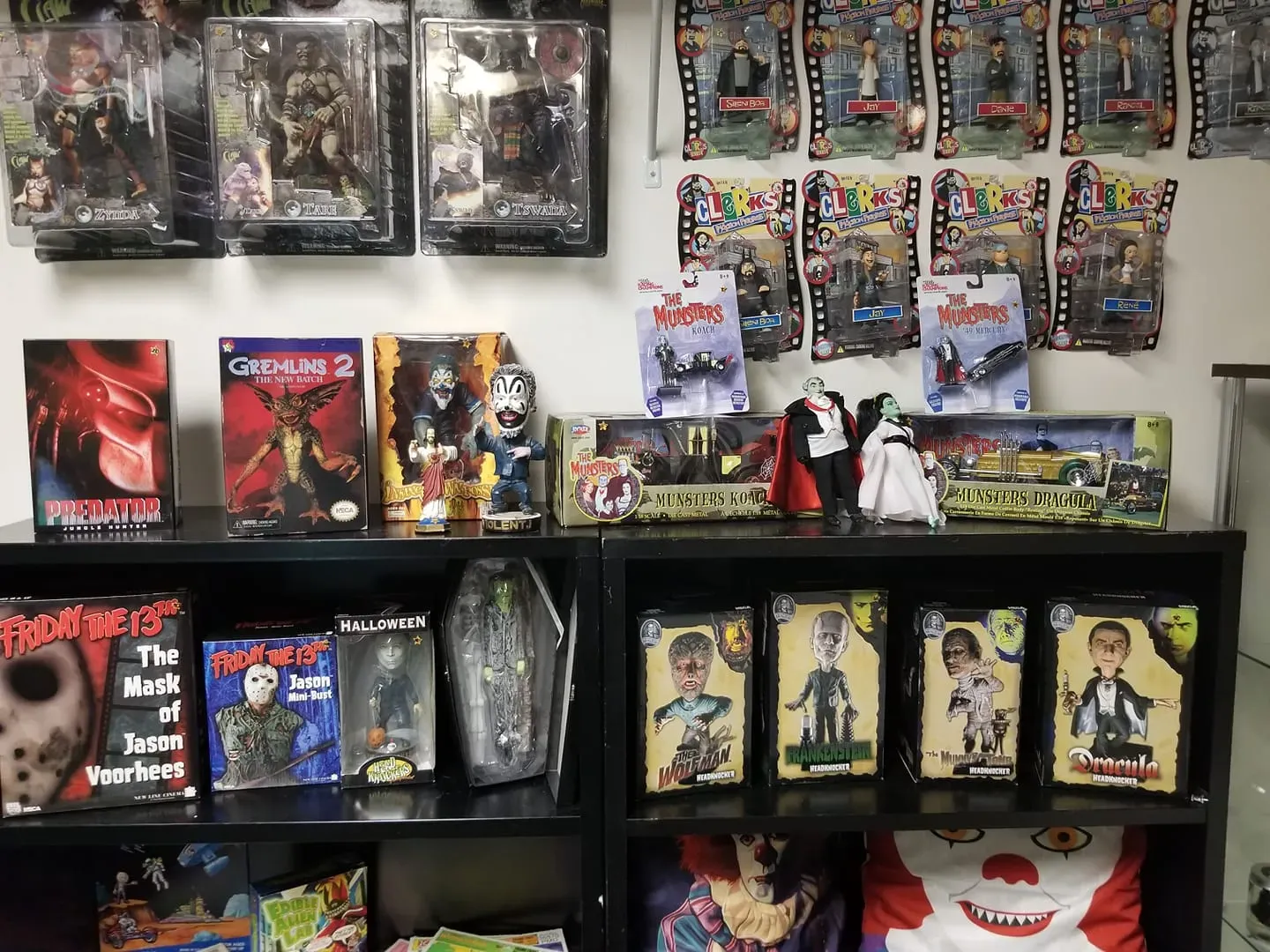 Horror, icp and clerks toys